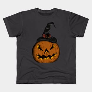 pumpkin witch Kids T-Shirt